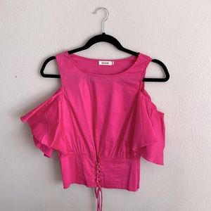 Hot pink blouse